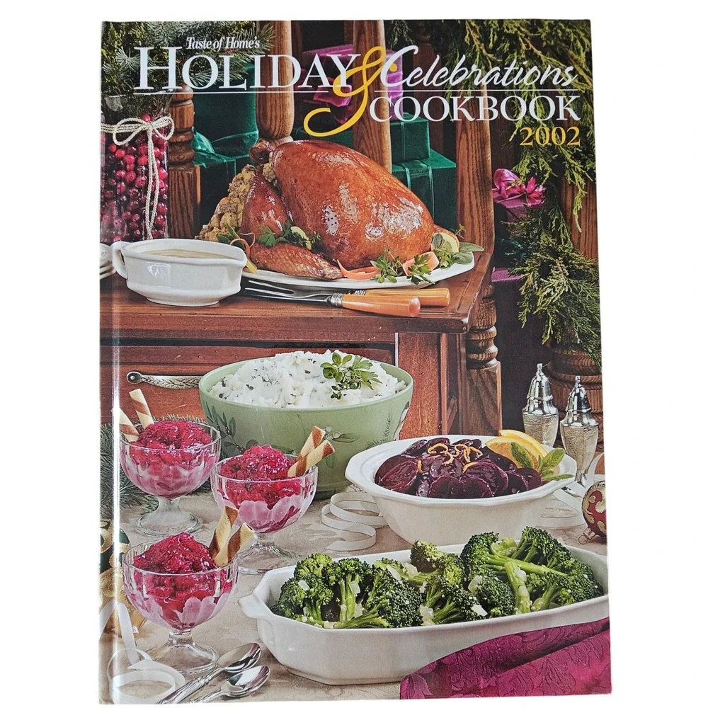 Taste of Home Holiday & Celebrations Cookbook Lot 2002 2006 2008 Hardcover Books